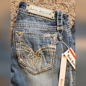 Rock Revival Women's bootcut steech, Blue Jeans, perfect, size 28